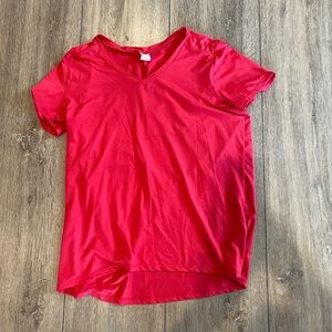Hot pink Lole work out top